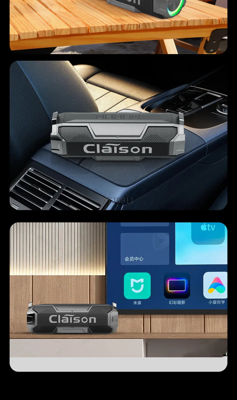 Clayson T9 Bluetooth 5.3 Speaker | Dual 10W | Altavoz IPX4