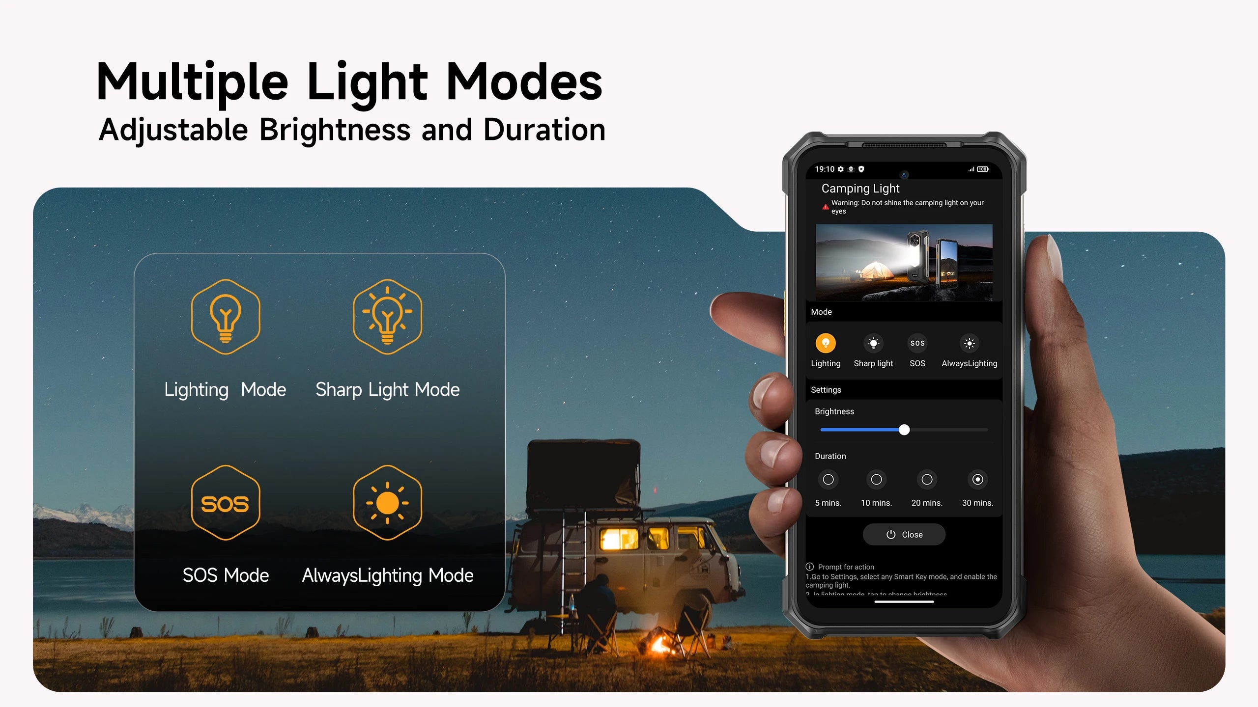 Ulefone RugKing 5 Pro | Rugged Phone 4G 20000mAh 64MP Android 16 | IP68 NFC 33W