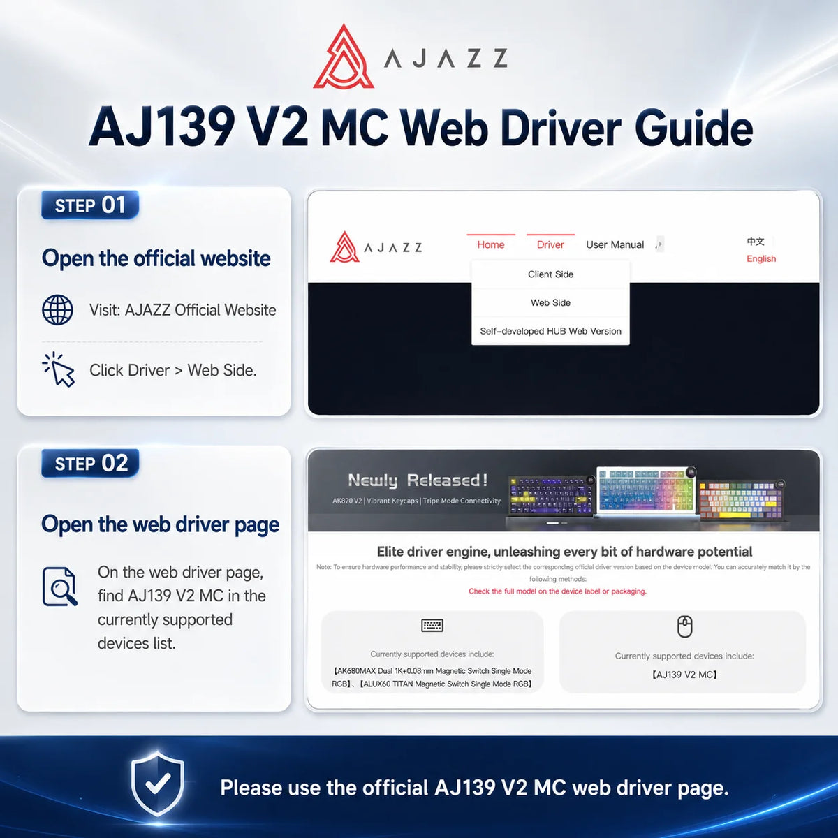 Ajazz AJ139 V2 MC Wireless Gaming Mouse | 12000 DPI