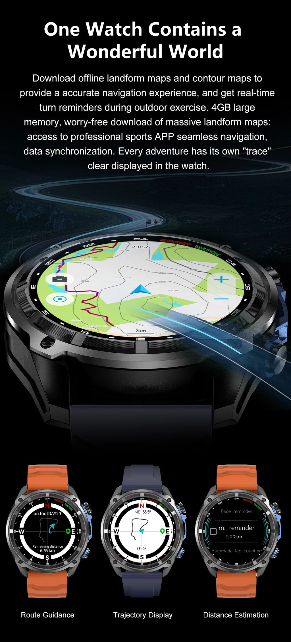 GPS Smartwatch 2025 | AMOLED 1.43" HD Gorilla Glass | 1000mAh | 10ATM Waterproof | Bluetooth Calling | Men Sport | Smartwatch GPS 2025 | AMOLED 1.43" HD Gorilla Glass | 1000mAh | Resistente al Agua 10ATM | Llamadas Bluetooth | Deporte