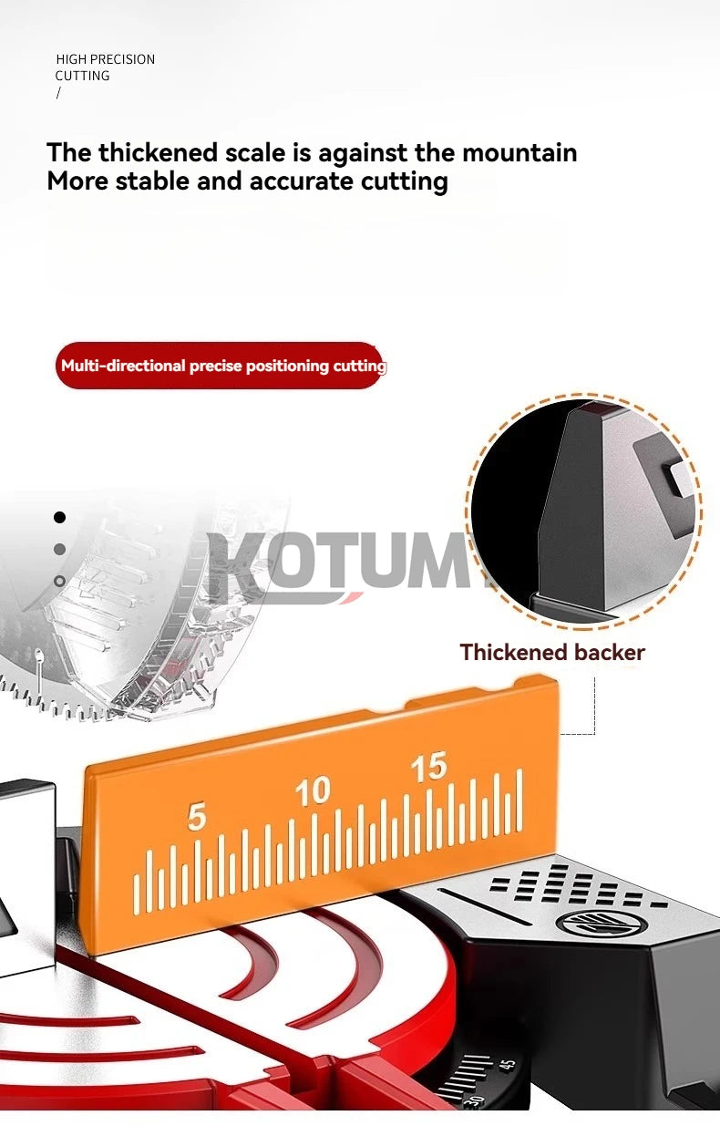KOTUMY Multifunction Miter Saw | 1500–2200W | 45°