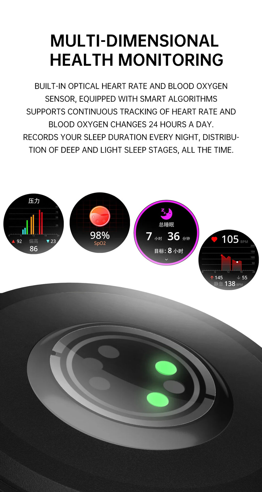 Smartwatch AURAFIT GPS-G6 2025 | AMOLED 1.43" | GPS 6 Satélites | 3ATM | AI GPT | 100+ Deportes