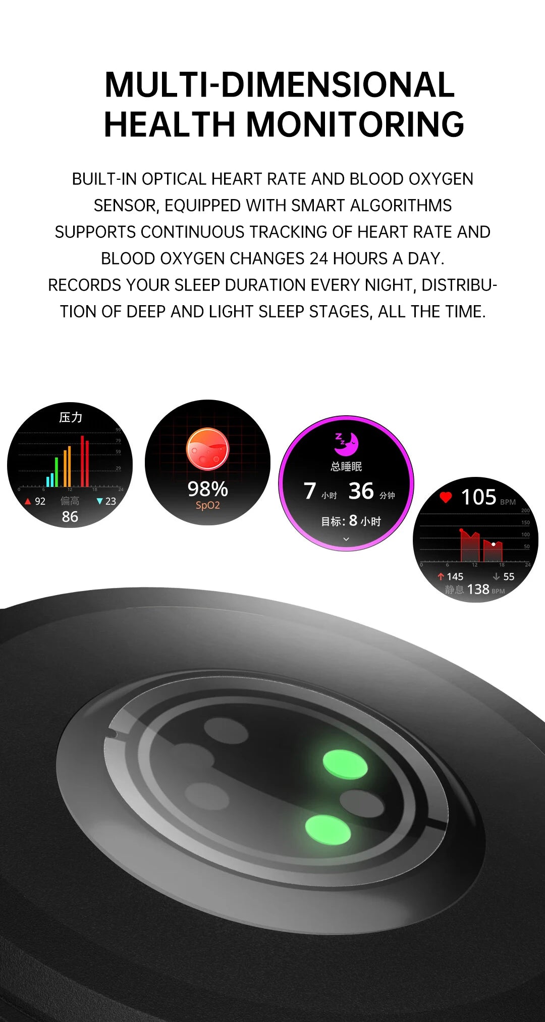 Smartwatch AURAFIT GPS-G6 2025 | AMOLED 1.43" | GPS 6 Satélites | 3ATM | AI GPT | 100+ Deportes
