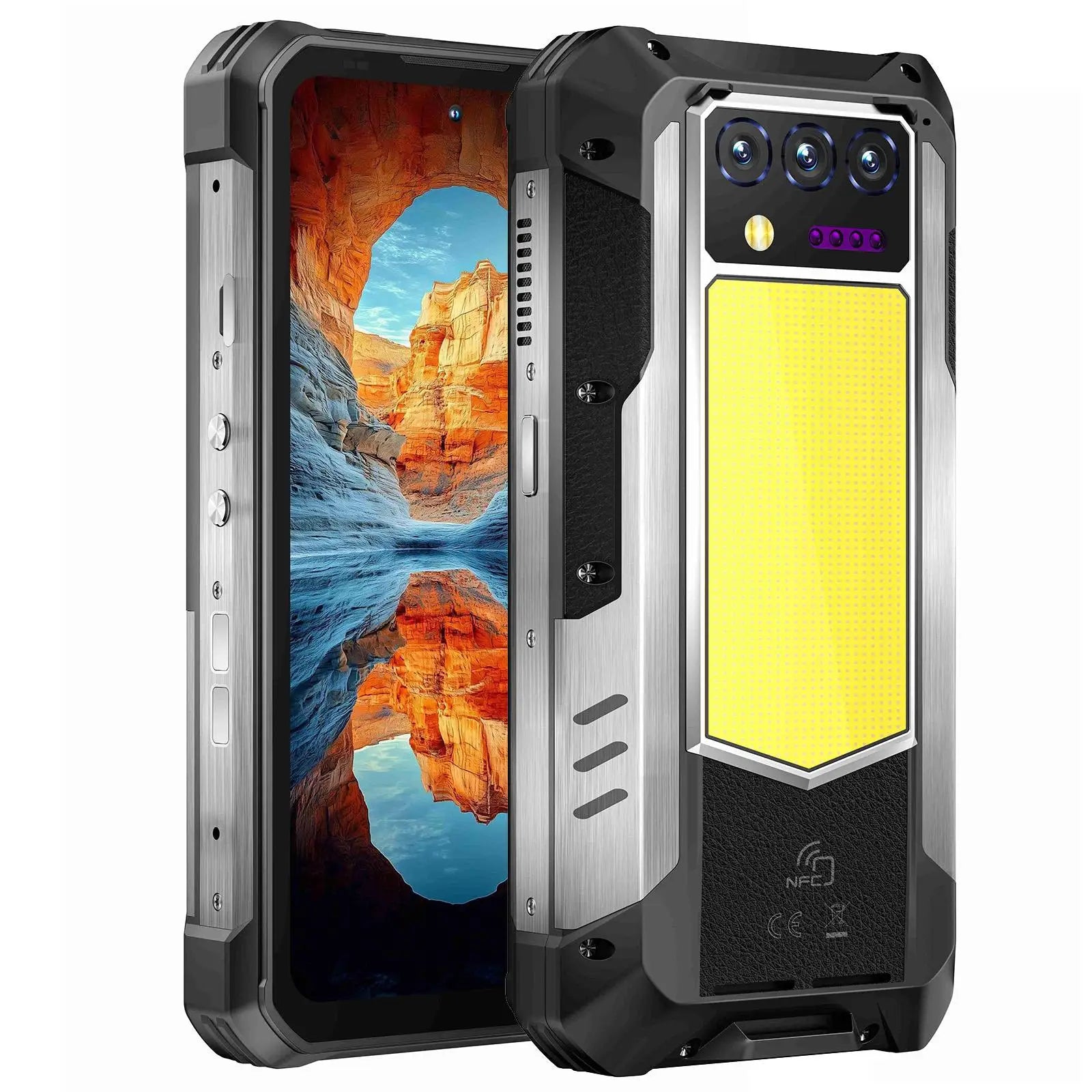 OUKITEL WP100 Titan | Rugged Smartphone 5G Proyector 200MP 33000mAh 66W | Android 15 NFC