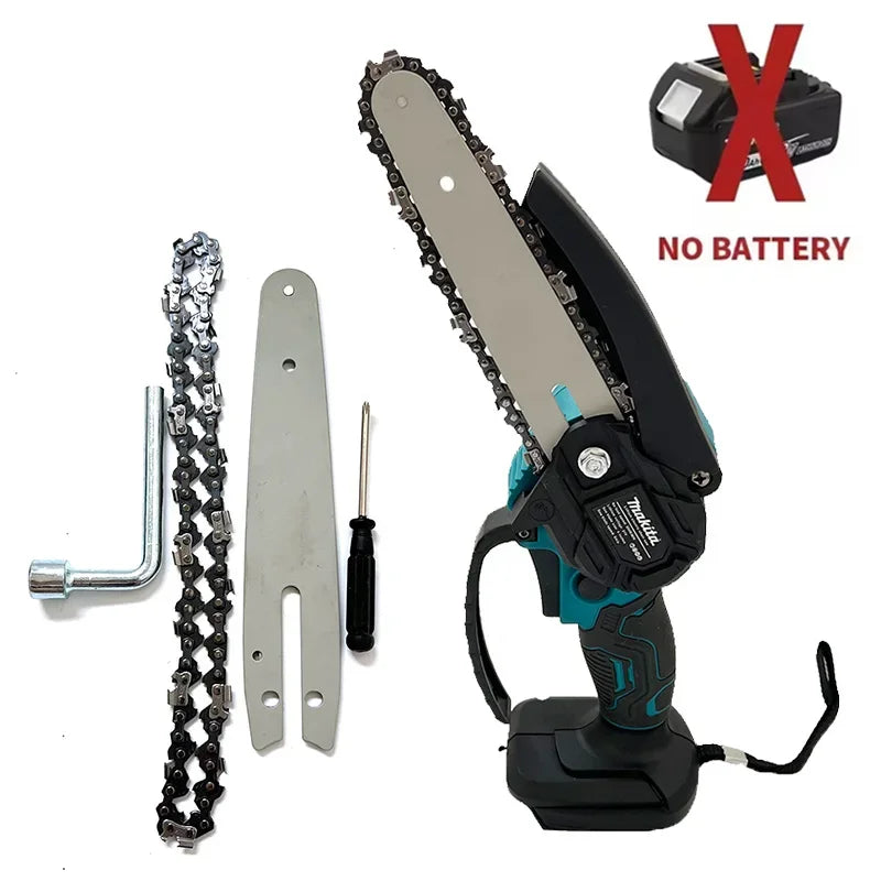 Makita-Compatible 18V 6in Cordless Mini Chainsaw | Woodworking