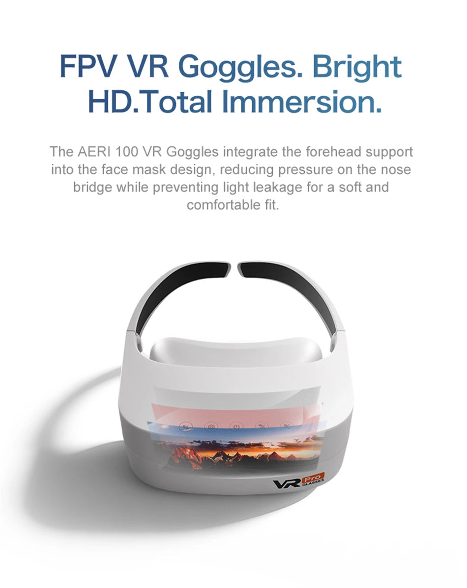 Dron Aeri100 VR – Cámara 8K HD, Motor Brushless, GPS, Evitación 360°, Diseño Aerodinámico 1:1