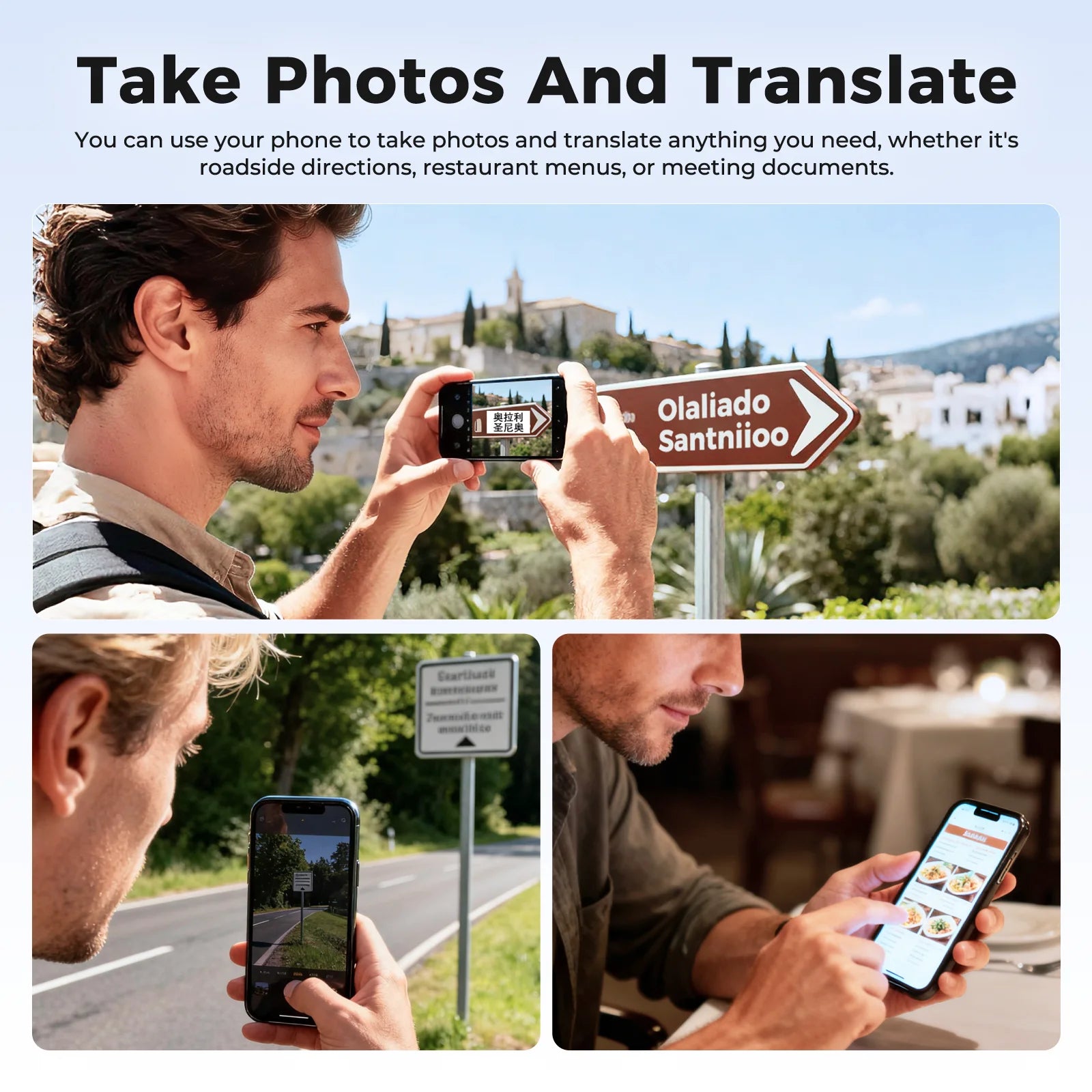 Traductor de Voz IA ZNP | Bluetooth Inalámbrico | 150+ Idiomas | Magnético Ultra-Delgado | Offline | Soporte para Teléfono | 30h Batería