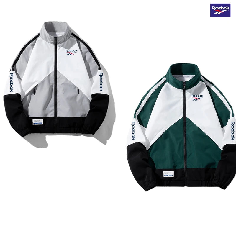 Reebok Men's Lightweight Jacket | Zip Front & Pockets | Casual Outdoor Wear