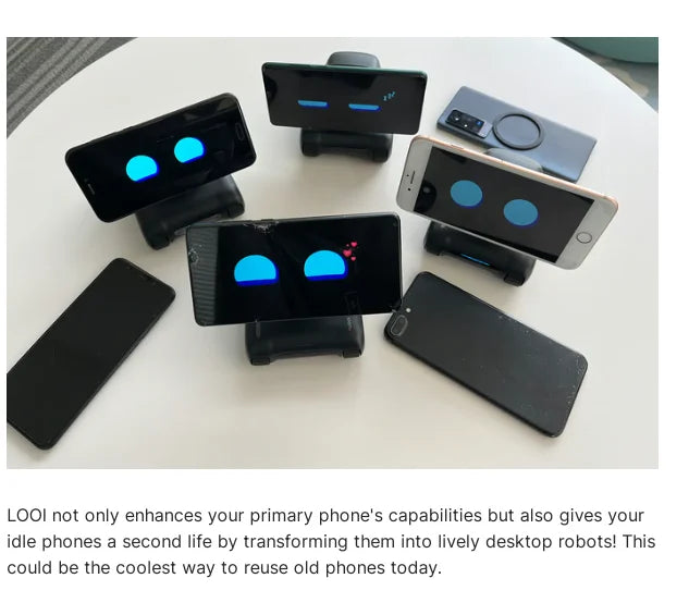 LOOI Robot — AI Mini Robot with Voice & ChatGPT | Smart Learning Companion