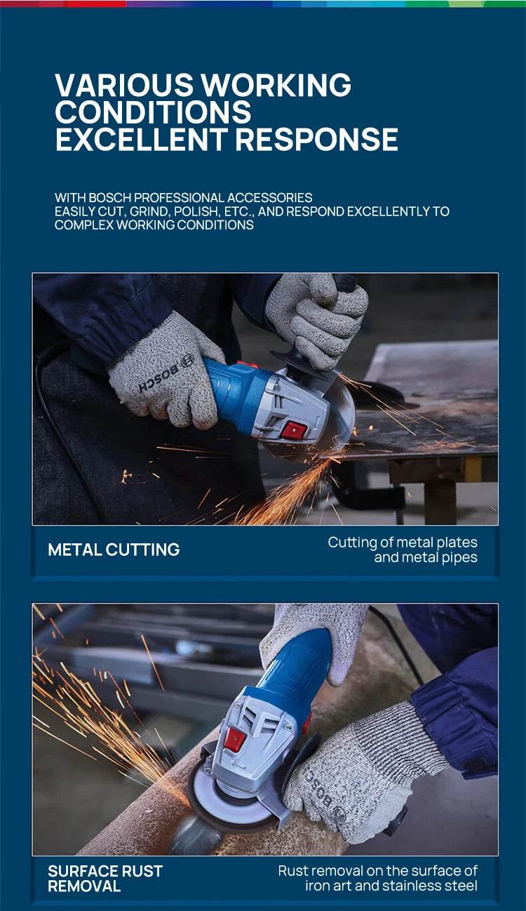 Bosch GWS 800 | 800W 12000RPM Angle Grinder | 100mm Disc