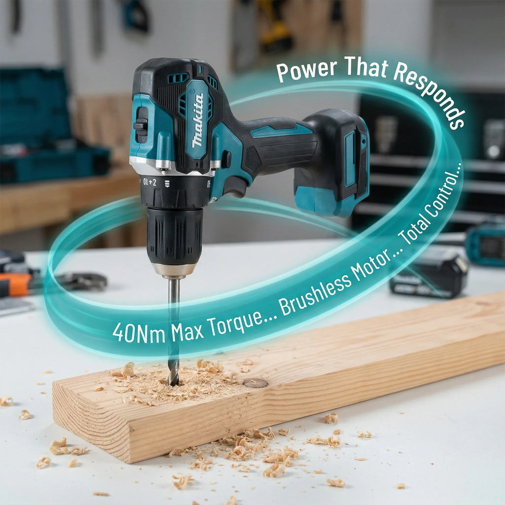 Makita DDF487 | 18V Brushless Drill | No Battery