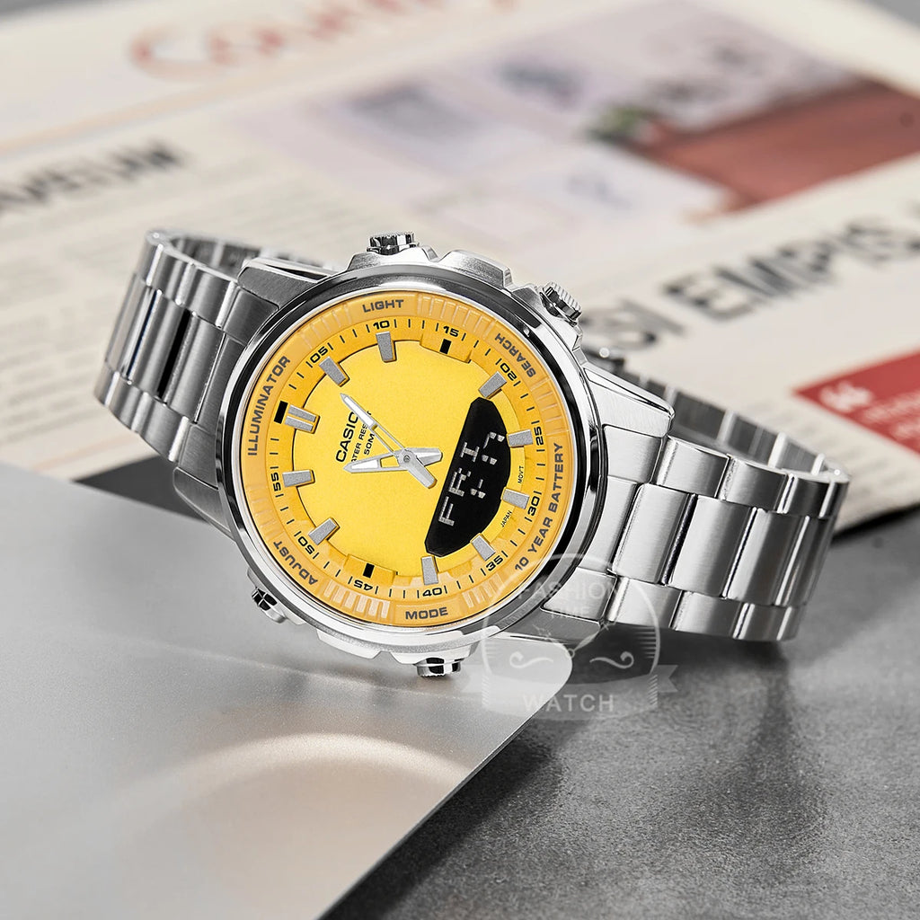 Casio AMW-880 Series | Calendar & Multiple Time Zones | Men's Watch