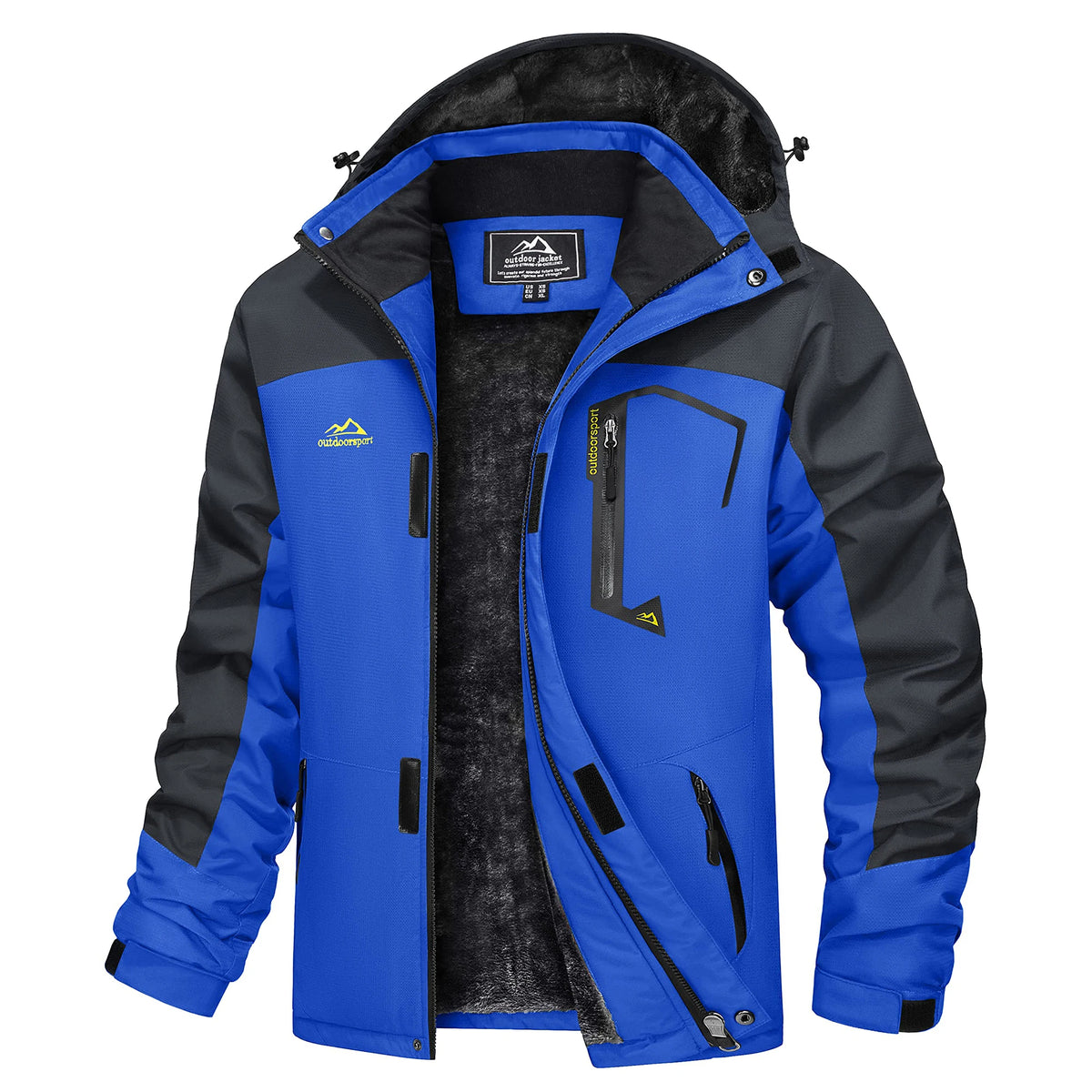 MAGCOMSEN Men's Winter Jacket | Fleece Lined | Ski & Hiking