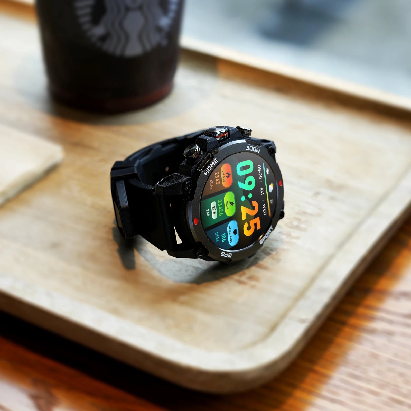 Smartwatch AURAFIT GPS-G6 2025 | AMOLED 1.43" | GPS 6 Satélites | 3ATM | AI GPT | 100+ Deportes