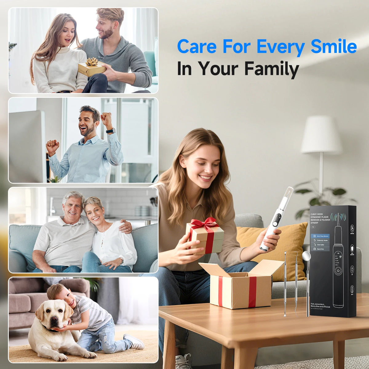 T6 Ultrasonic Dental Scaler | USB-C Oral Care Device / Escariador dental ultrasónico T6