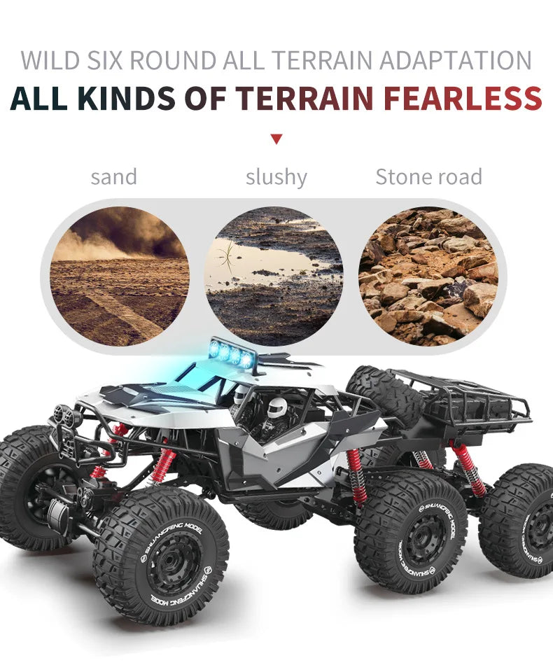 Large RC Off-Road Car — 4WD Remote Control Monster Truck | Kids & Adults
