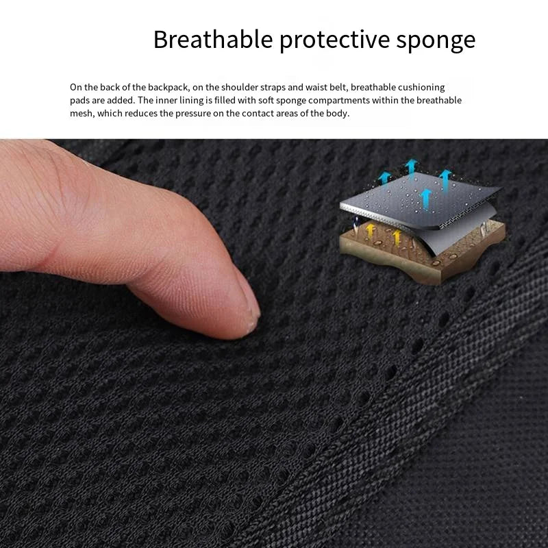 80L Nylon Hiking Backpack | Outdoor Travel / Mochila de montaña