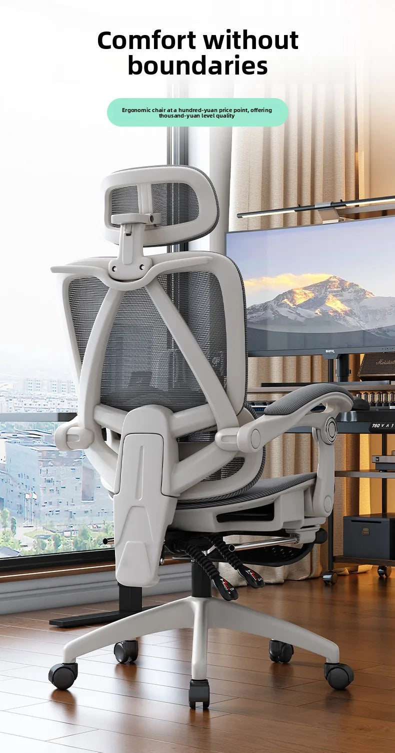 Ergonomic Office Chair | Reclining & Footrest | Lumbar