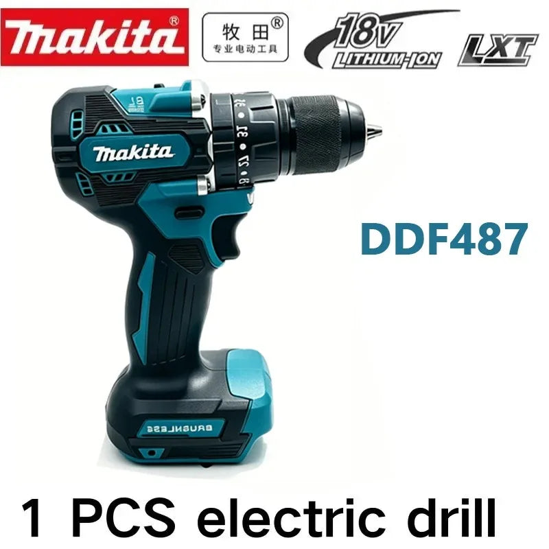 Makita-Compatible 18V Batteries & Charger | 3Ah/6Ah | DDF487