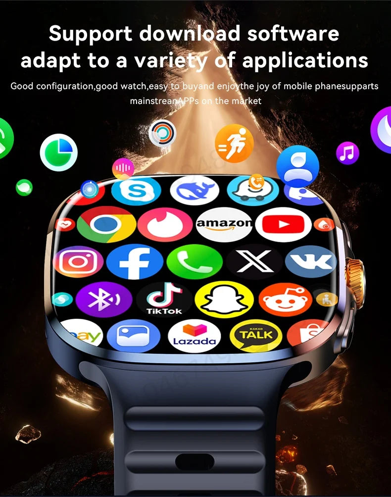 Smartwatch GOLDENSPIKE M99 | AMOLED 2.4" 720×720 | Cámara Giratoria 8MP | 4G | GPS | NFC | WiFi | 2100mAh | Android | GOLDENSPIKE M99 Smart Watch | 2.4" AMOLED | Rotating 8MP Camera | 4G | GPS | NFC | 2100mAh