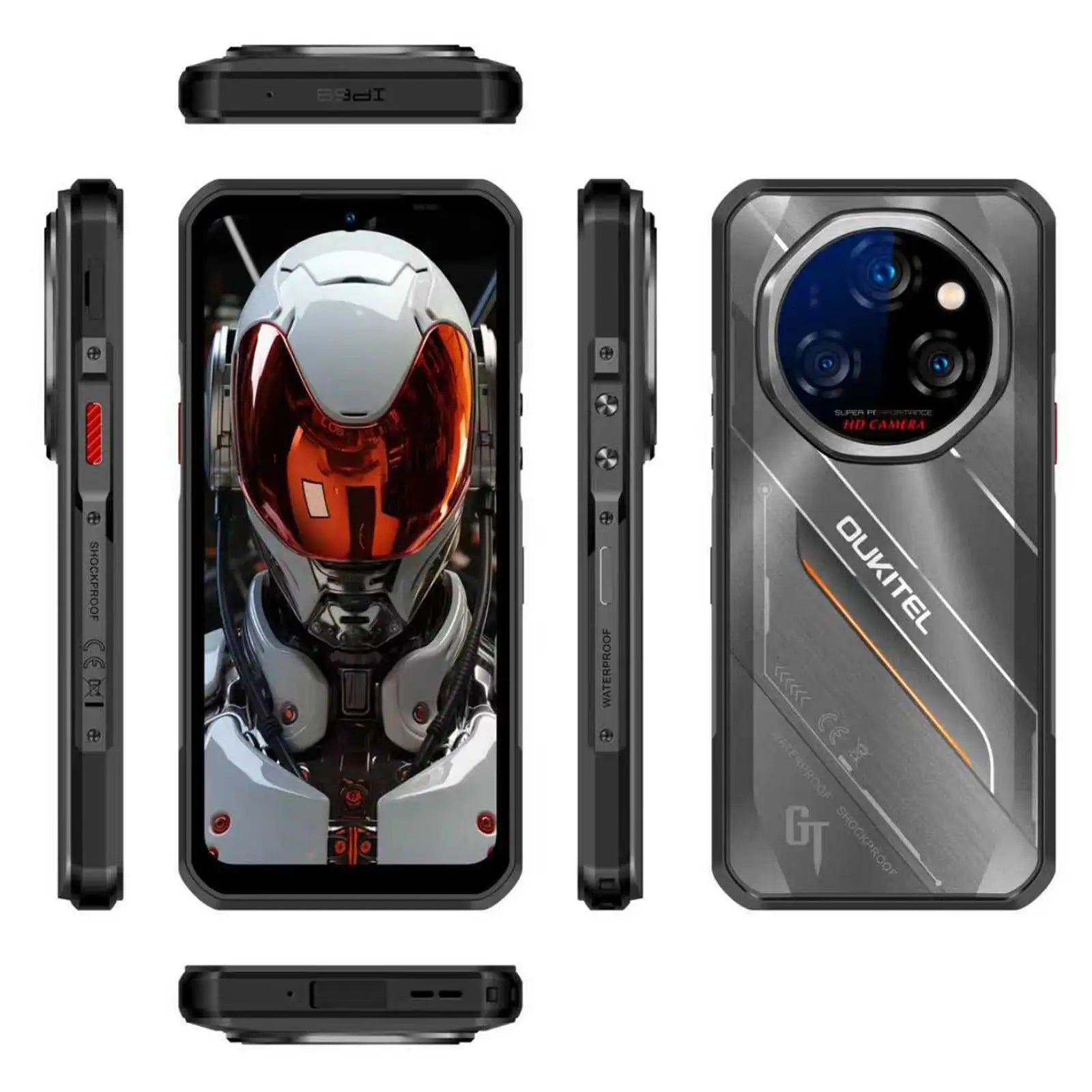 OUKITEL WP62 | Rugged Smartphone 5G 108MP 11000mAh 33W | Android 15 NFC IP68