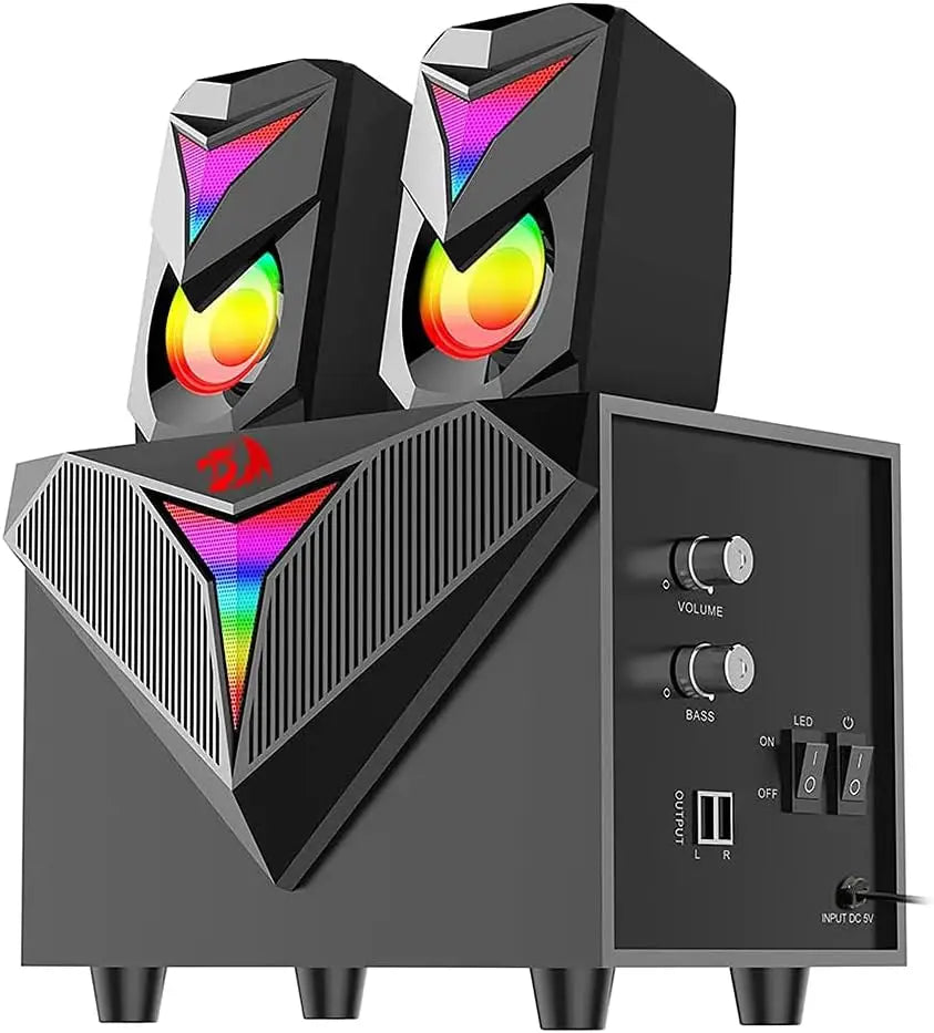 Redragon GS700 Toccata | 2.1 RGB Gaming Speakers | Altavoces