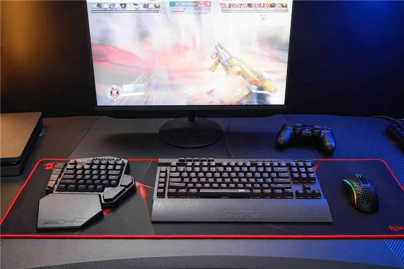 Teclado Gaming Una Mano Redragon K585 DITI | 42 Teclas | 2.4GHz Inalámbrico | RGB | 7 Macros | Hot-Swap | Redragon K585 DITI One-Handed Wireless Gaming Keypad 42 Keys 2.4GHz RGB 7 Macros Hot-Swap