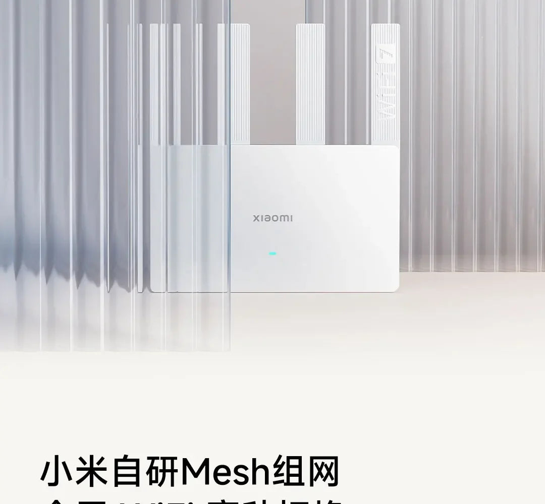 Xiaomi Router BE3600 WiFi 7 Mesh | MLO Doble Banda | 3600Mbps | Qualcomm 4-Core | VPN | Gaming | MiWiFi