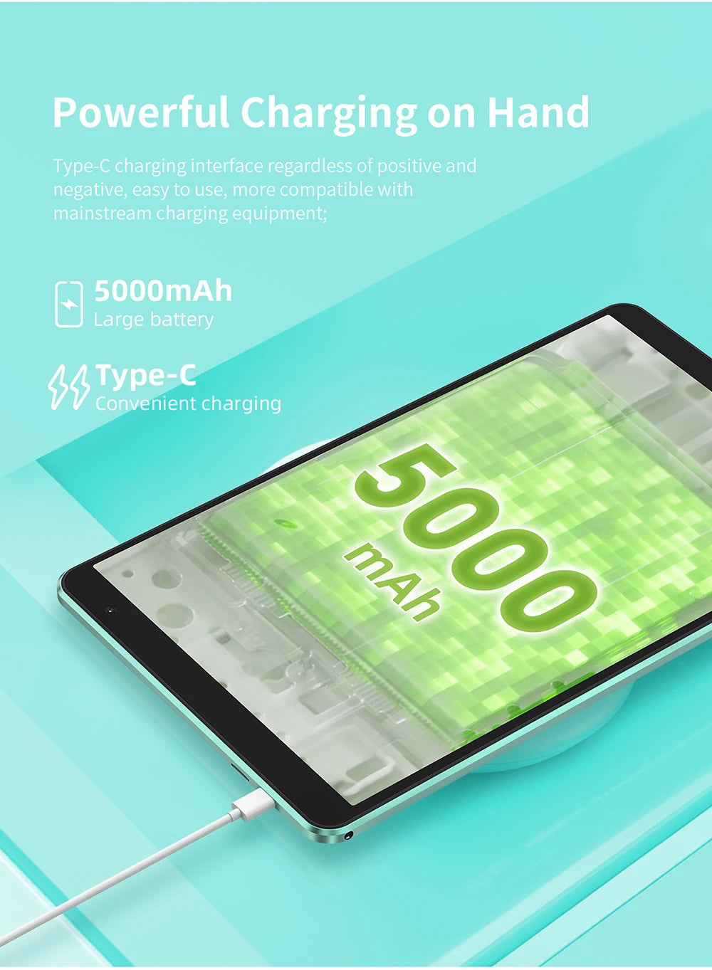 Tablet Teclast P85T 8" | Android 14 | 12GB RAM + 64GB | Octa-Core A523 | WiFi 6 | BT 5.2 | 5000mAh