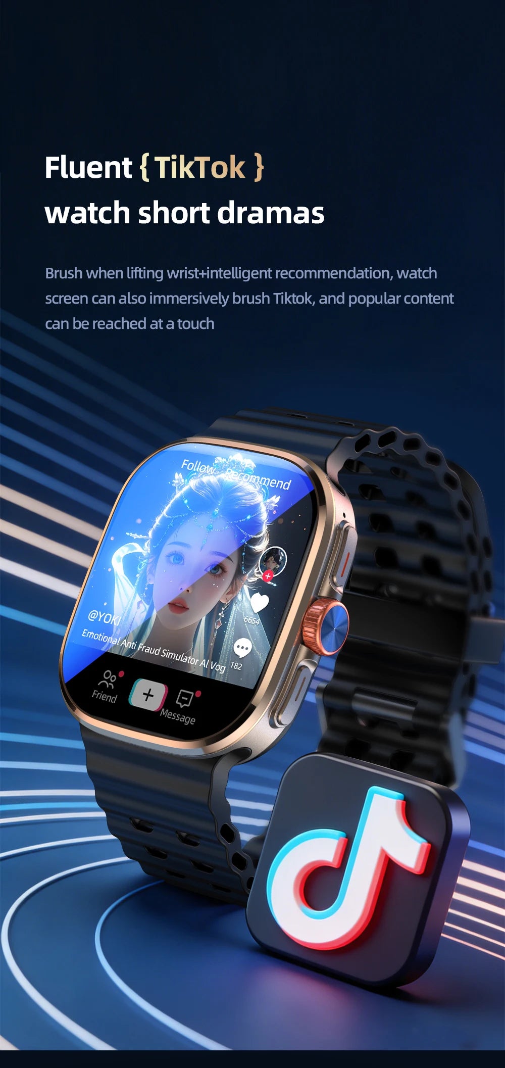 Smartwatch Android 13 5G LTE | AMOLED 2.29" | 800MP Pull-out Camera | SIM Card | GPS | 1500mAh | Smartwatch Android 13 5G LTE | AMOLED 2.29" | Cámara Giratoria 800W | Tarjeta SIM | GPS | 1500mAh