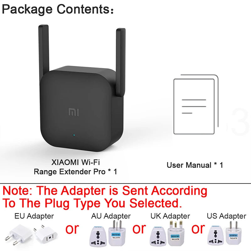 Xiaomi WiFi Amplifier Pro 300Mbps – 2.4GHz Range Extender with 2 Antennas | Smart Home