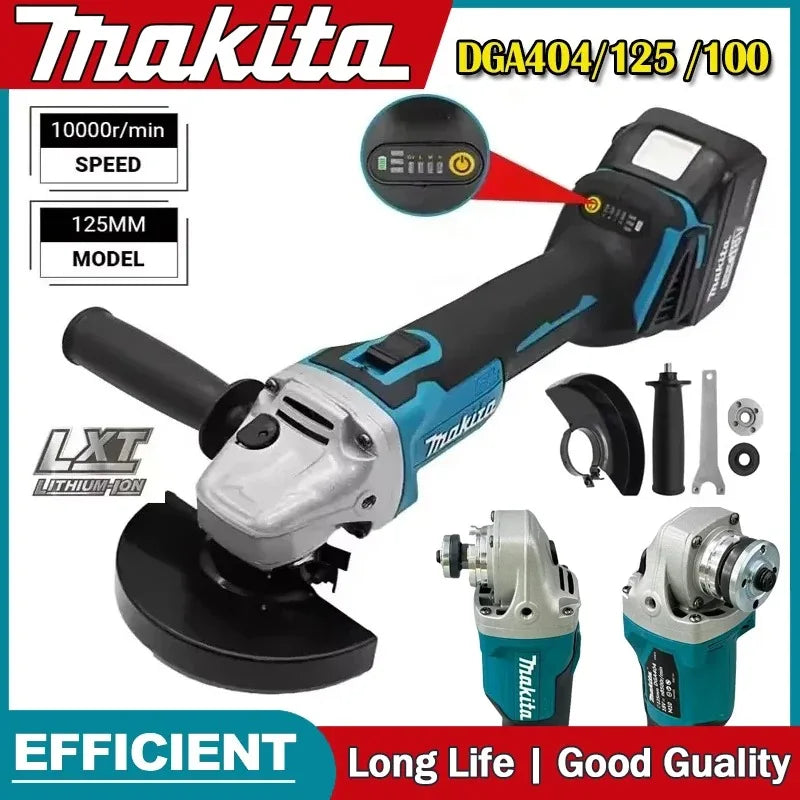 Makita DGA404 | 18V Brushless 125mm Angle Grinder | USB-C