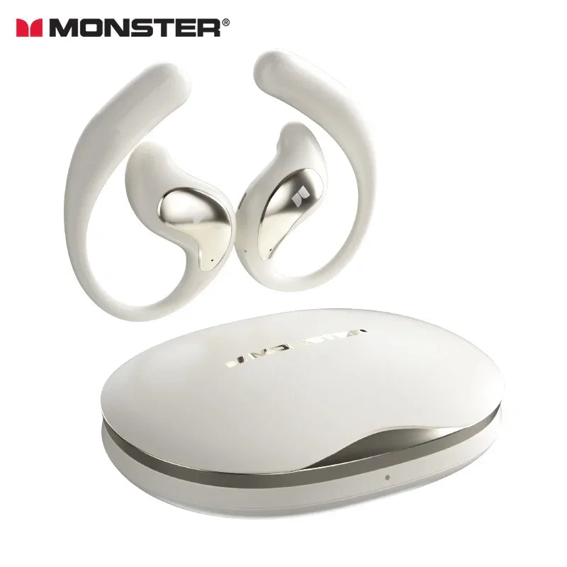 Monster Open Ear - Auriculares Inalámbricos Bluetooth 6.0 | ENC | Deportes y Gaming