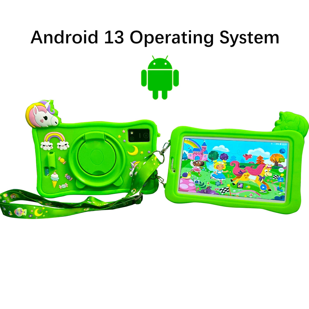 Tablet Infantil SIHARIFY 7" | Android 13 | 6GB RAM + 256GB | Quad-Core | WiFi | 5000mAh | Educativa | 4 Colores