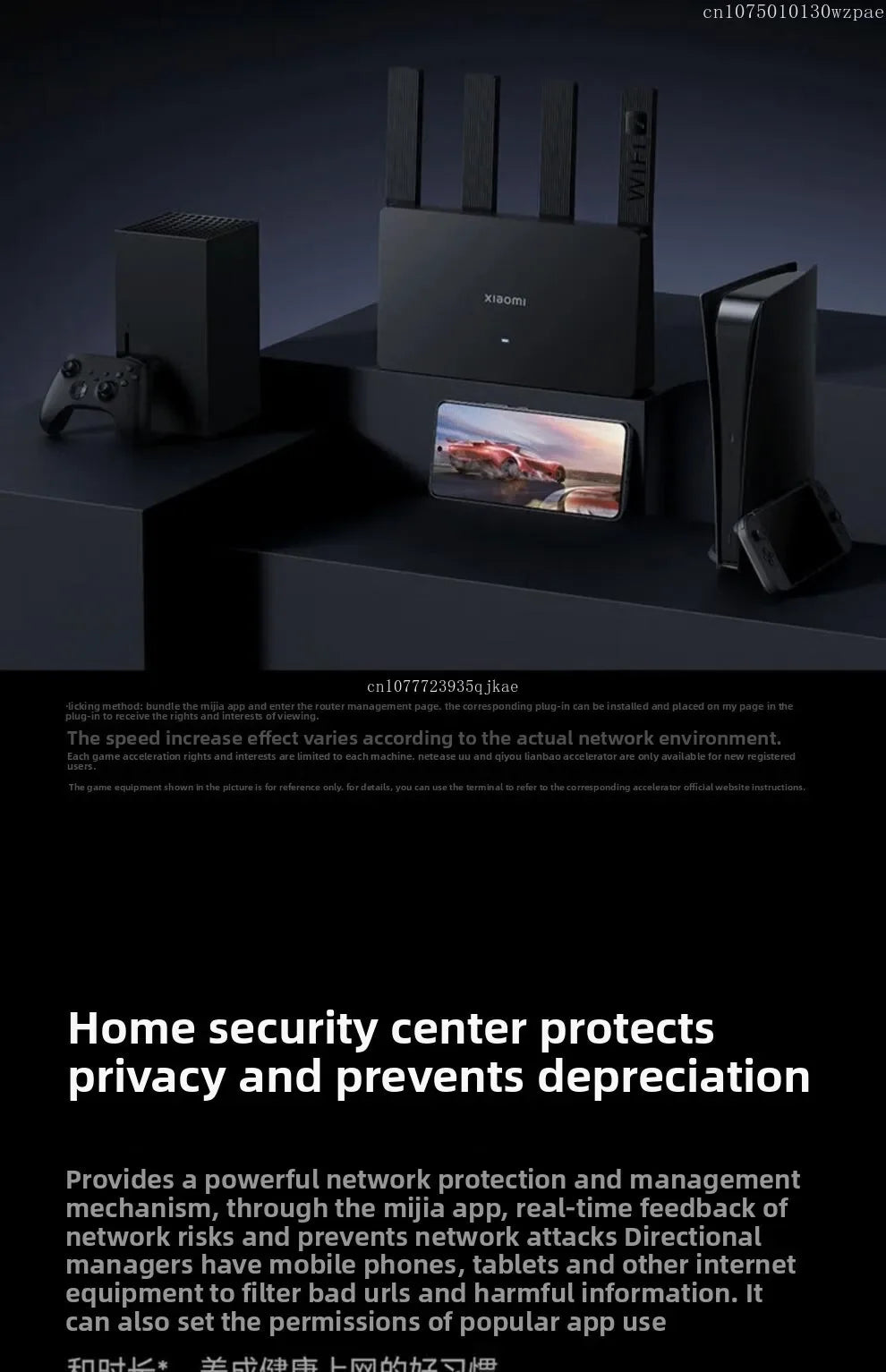 Xiaomi Router BE3600 WiFi 7 – 3570Mbps Dual-Band Gaming Router | Mesh Network | Smart Home