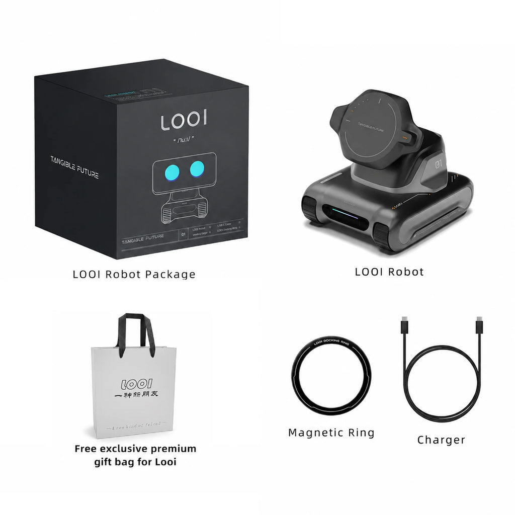 LOOI Robot — AI Mini Robot with Voice & ChatGPT | Smart Learning Companion