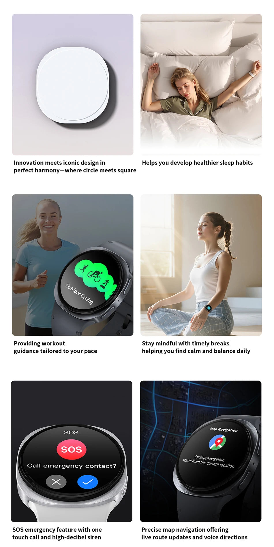 Smartwatch ChiBear 2025 | GPS | NFC | IP68 | Monitor Cardíaco | Bluetooth 5.3 | Hombre y Mujer