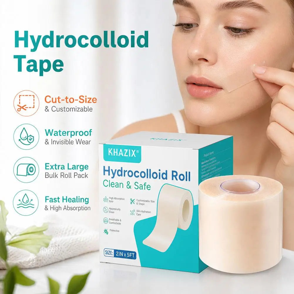 Hydrocolloid Acne Patch Roll | Cut-to-Size Blemish Cover | Rollo para Imperfecciones