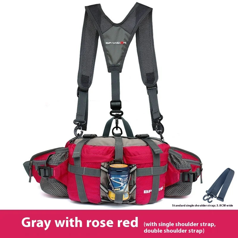Outdoor Waist Pack | 5L Polyester Design | Hiking & Cycling