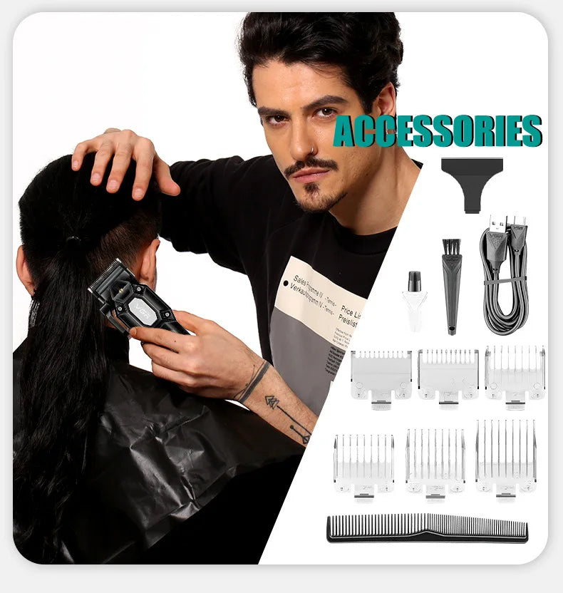VGR V-600 / V-900 Hair Clipper & Trimmer | Grooming Set / Set de recortadoras VGR