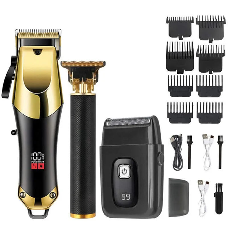 T9 Rechargeable Hair Clipper | USB-C Beard & Hair Trimmer / Recortadora T9 recargable