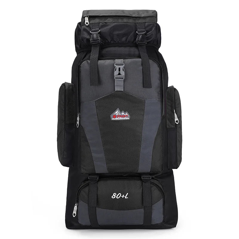 80L Nylon Hiking Backpack | Outdoor Travel / Mochila de montaña