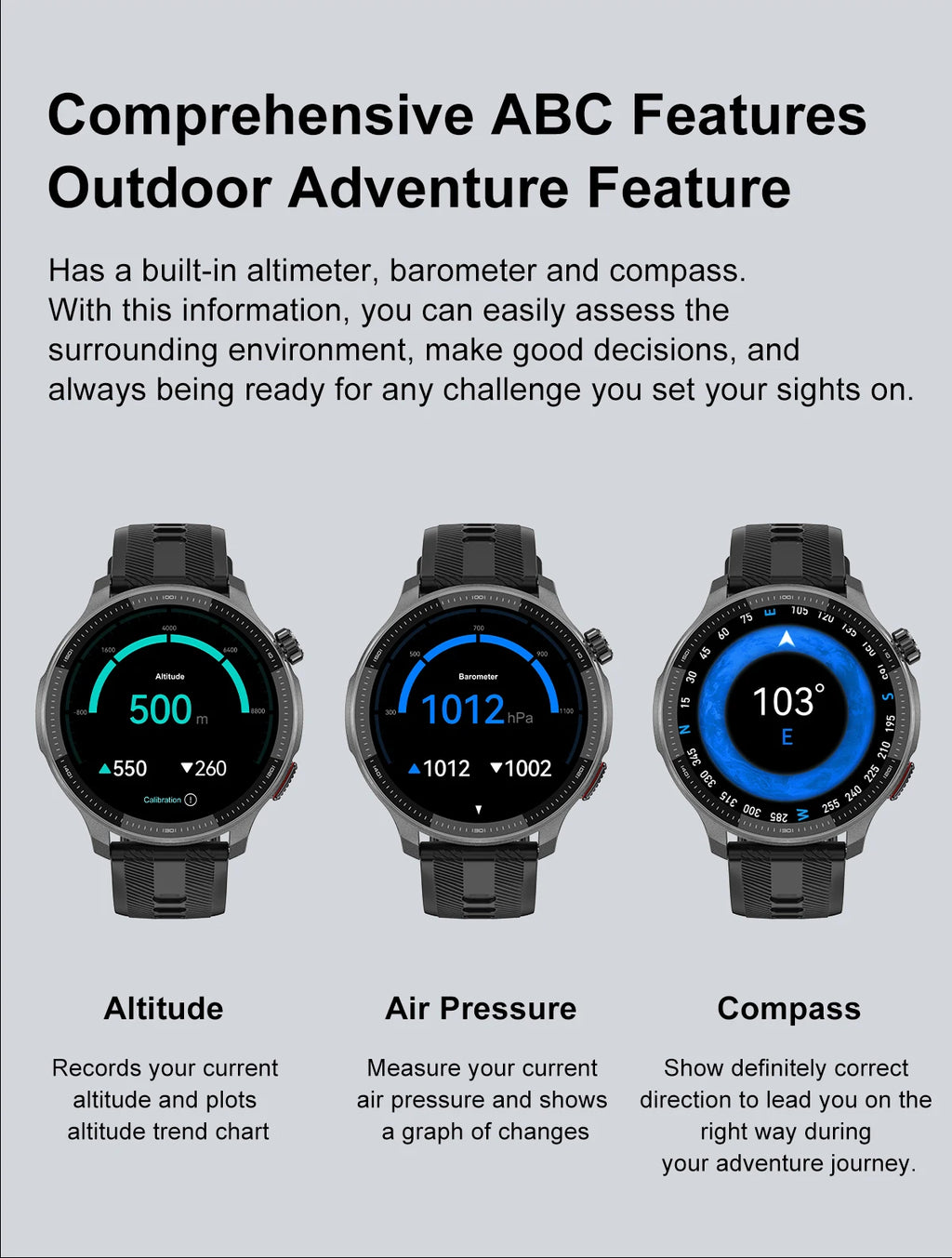 Smartwatch DT G6 2026 | AMOLED 1.43" | GPS + Mapas Offline | 3ATM | 4GB | Outdoor