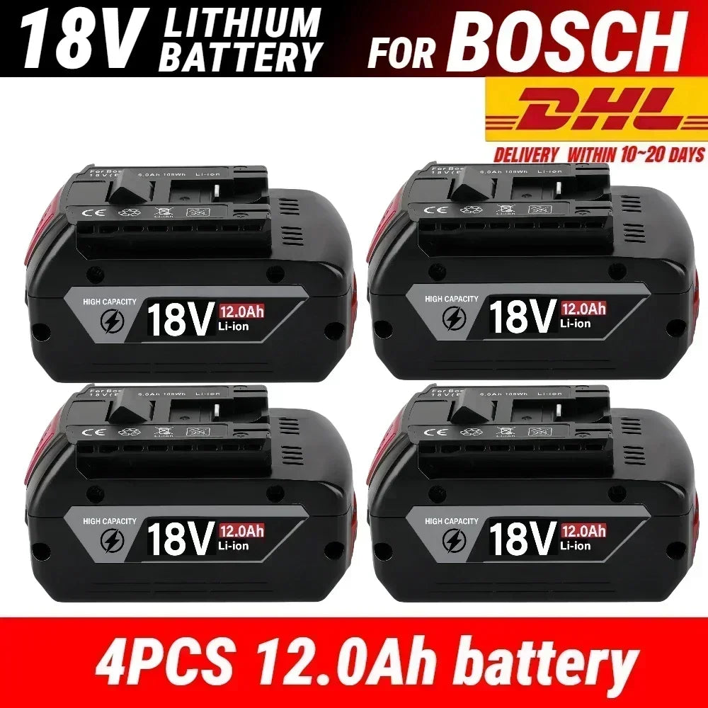 Bosch-Compatible 18V Batteries | BAT609/BAT618 | Chargers & Kits