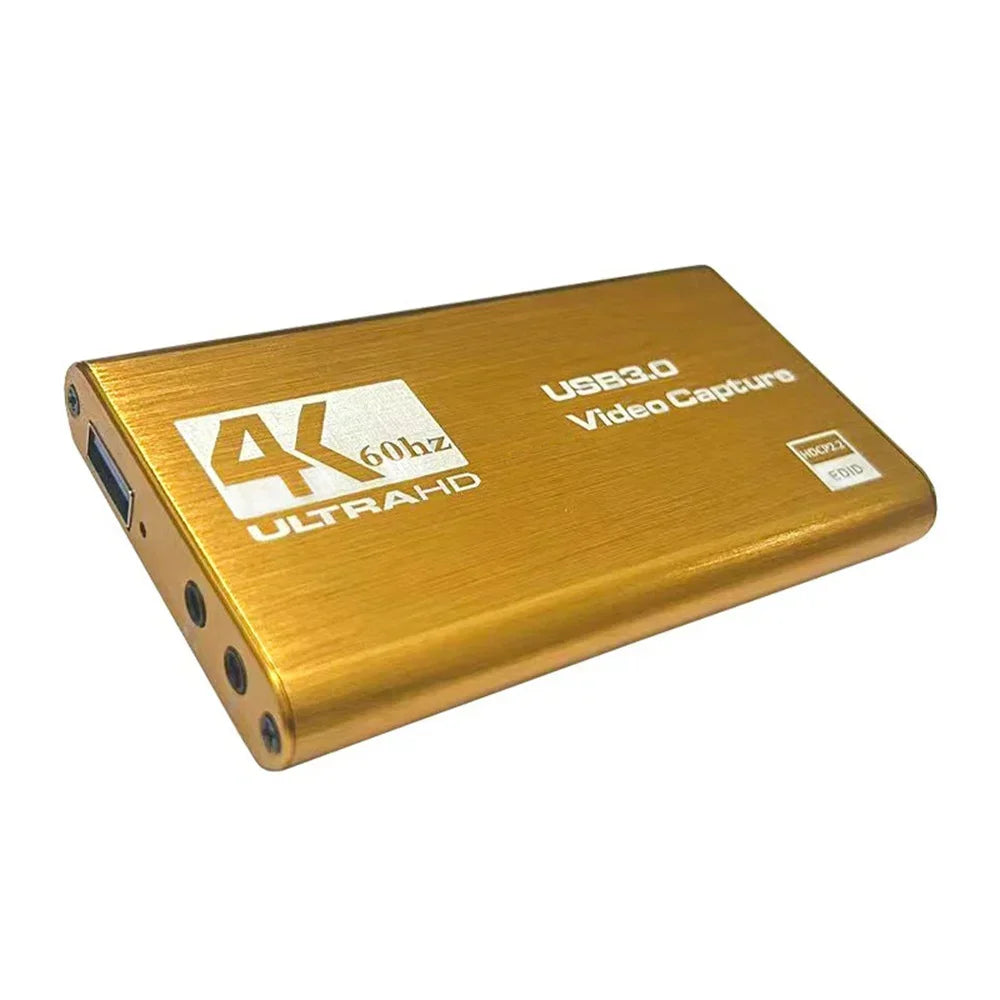 HDMI USB 3.0 Capture Card | 4K Input, 1080p 60fps | Capturadora de Video