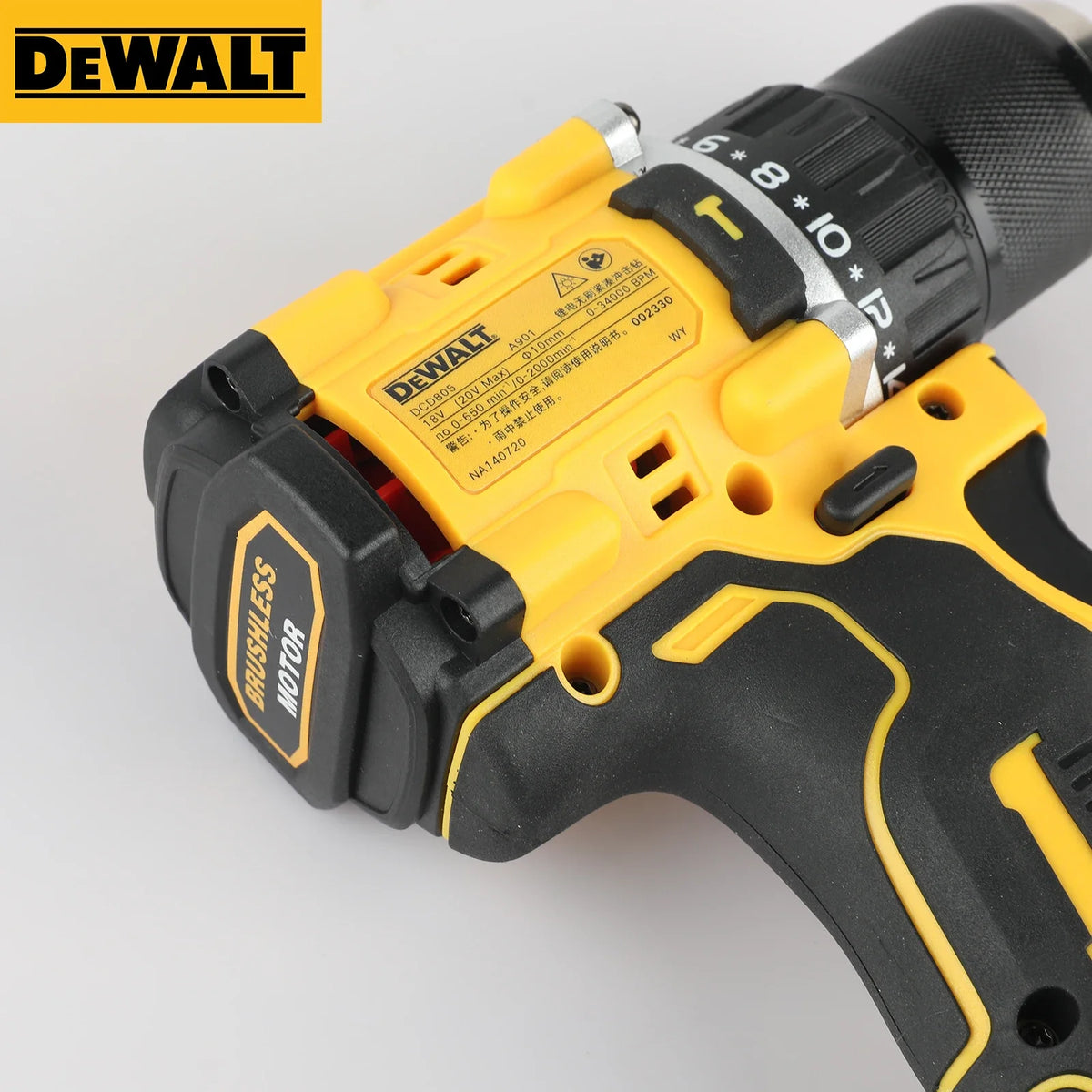 DEWALT-Compatible DCD805 | 20V Brushless Hammer Drill Kits