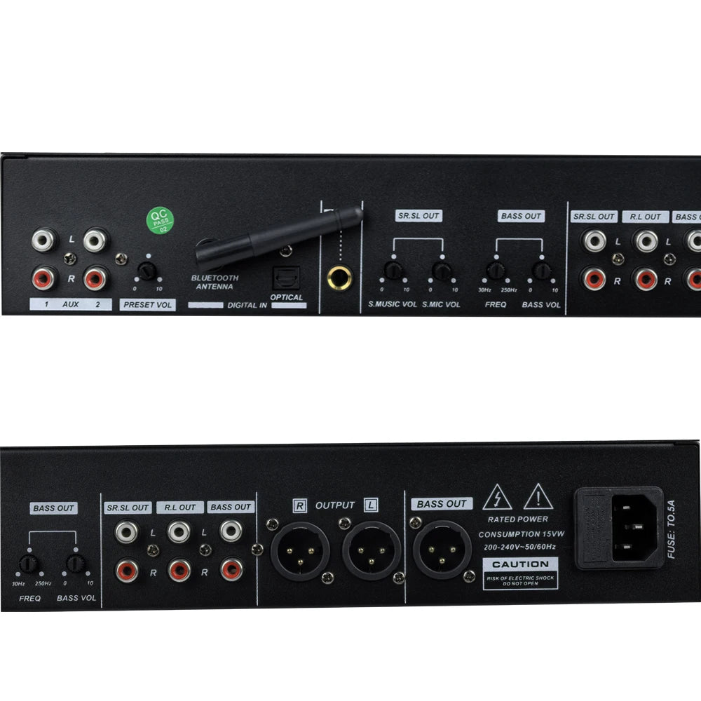 PaulKitson LD300 DSP Karaoke Effects Processor | 15W | Reverb | Bluetooth | Speaker Management