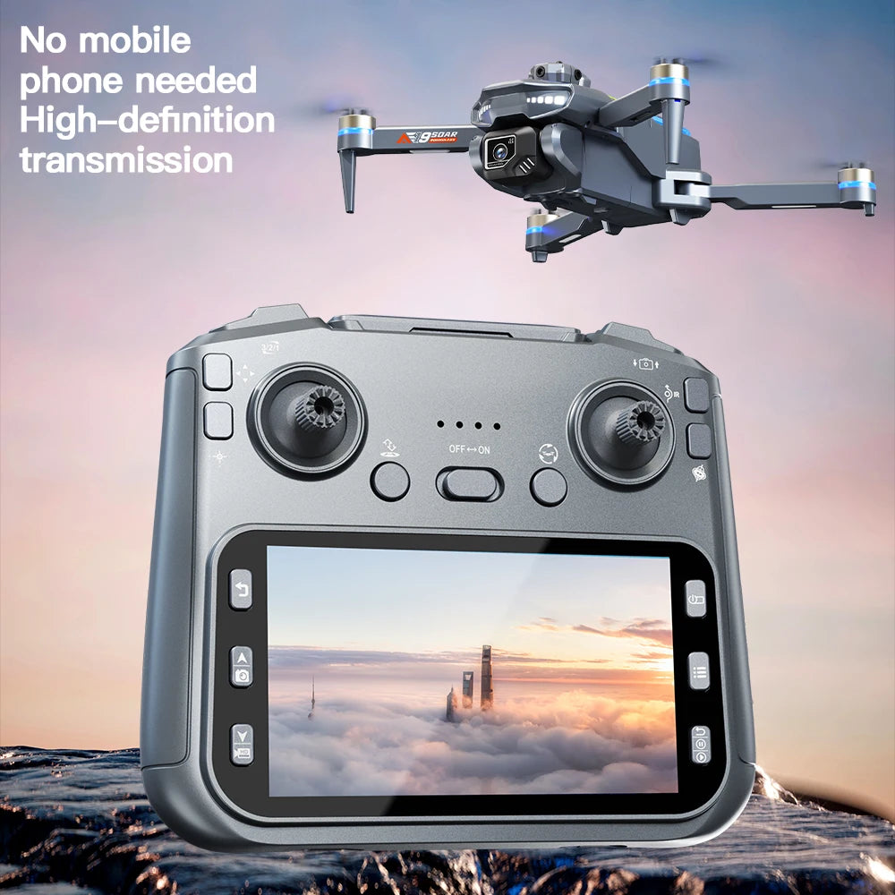 Dron Lenovo AE19 Cámara 8K HD Dual – GPS, Motor Brushless, WiFi FPV, Evasión Obstáculos, Plegable