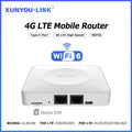Router 4G LTE WiFi con SIM Card | 32 Dispositivos | Puerto LAN | Type-C | Europa, Asia & África