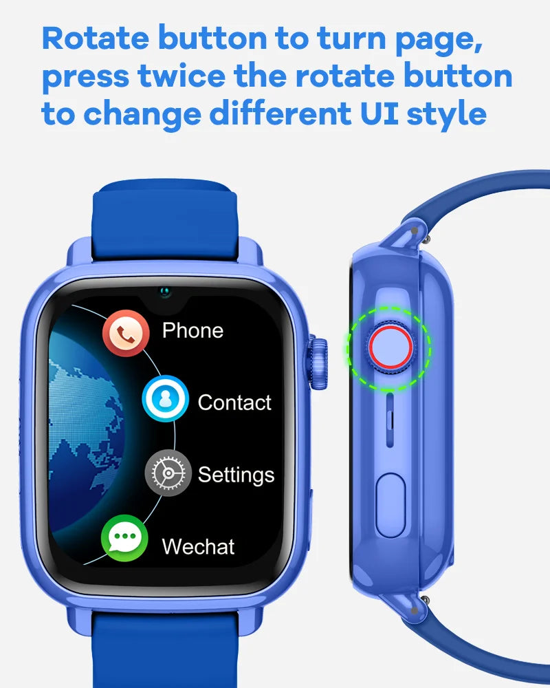 Smartwatch KGG Kids 4G GPS | 1.91" IPS | Video Call | SOS | WiFi | IPX7 | Android 8.1 | Reloj Inteligente KGG Niños 4G GPS | Videollamada | SOS | WiFi | IPX7